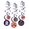 Závesné špirály Pirates 6 ks