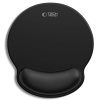 TECH-PROTECT A200 MOUSE PAD WITH GEL WRIST REST 25 x 22.5CM Čierny