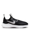 Nike Flex Runner 3 Big Kids Road Running Shoes Black/White 2 (34)