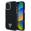 Guess Denim Triangle Logo MagSafe zadný kryt pre iPhone 16 Pro Black