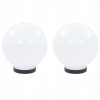 Solárne svietidlá - LED externé svietidlá, 2 ks, gule 20 cm, PMMA (Solárne svietidlá - LED externé svietidlá, 2 ks, gule 20 cm, PMMA)