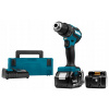 Makita DHP485RFJ Akumulátorový príklepový skrutkovač 2x3Ah 18V