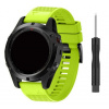 eses Silikónový remienok pre Garmin EasyFit/QuickFit 26 mm Farba: zelená