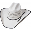 Stars & Stripes Klobúk westernový Ashton 2 Stars & Stripes, biely Obvod hlavy: 54 cm