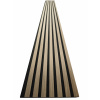 TRENDIE 3D Drevené lamely na stenu 255x30 cm - SANTALOVÉ DREVO