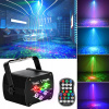 DISKOTÉKOVÝ PROJEKTOR DISCO GUĽA REFLEKTOR LASER + LED RGB OVLÁDANIE HLASU