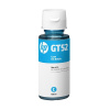 HP originál ink bottle M0H54AE, HP GT52, cyan, 8000str., 70ml