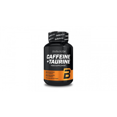 BioTech USA Caffeine + Taurine, 60 kapsúl