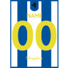 Superfutbal Maketa dresu FC Porto, modrá / biela Rozmer: A2, Meno a číslo: Vlastné