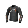 Bunda DUSK AIRFLOW, ALPINESTARS (čierna/červená fluo, veľ. 54)