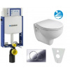 Geberit SET Kombifix 110.302.00.5 +WCzávesné Kolo REKORD+ sedSC+ Sigma01 ChrómLesk 110.302.00.5REKORDOPTIMAChrom