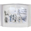 Dekorácia MagicHome Vianoce, Betlehem v knihe, anglický názov, 3 LED, 3xAA, interiér, 27,50x12x19 cm