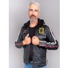 Max Original Leather Pánska kožená bunda JLI hood black (L 46-48) - Čierna - L