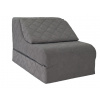 Fimex Rozkladacie kreslo SOLL LUX 65/198/17 s vankúšom – sivé, prešívané