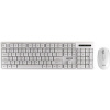Marvo WS005 WH, klávesnica s bezdrôtovou myšou, US, kancelárska, biela WS005 WH