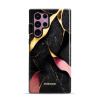 Odolný obal Mobiwear Elite Pro - Samsung Galaxy S22 Ultra - EP35E Černý a zlatavý mramor (Odolné pouzdro, obal kryt Mobiwear Elite Pro - maximální ochrana mobilu, zesílené hrany, přesné výřezy, pohodl