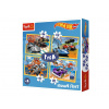mamido Puzzle Hot Wheels 4v1 Vozidlá Trefl 34627