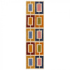 Ručně všívaný běhoun Illusion Retro Blocks Multi 60x230 cm