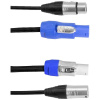 Eurolite Power-Hybrid DMX prepojovací kábel [1x XLR zástrčka 3pólová - 1x XLR zástrčka 3pólová] 5 m; 30227784
