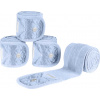 Bandáže fleecové Rom Waldhausen, 4 ks, 3 m, pastel blue