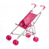 Teddies Kočík pre bábiky golfové palice kov / plast 27x55x52cm