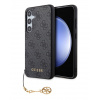 Guess 4G Charms Zadný Kryt pre Samsung Galaxy S24+ Grey