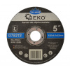 GEKO Řezný kotouč na ocel 125 x 1,6 x 22,23 mm INOX