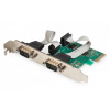 DIGITUS Digitus 2 x DB9 M karta rozhrania/adaptér Interný Sériový (DS-30000-1)