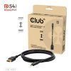 Club 3D Club3D Kabel USB-C na DisplayPort 2.1 DP54 Bi-Directional, 8K120Hz, 4K480Hz, 2m