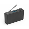 Hama 54242 digitálne rádio DR7USB, FM/DAB/DAB+/batériové napájanie, čierne