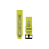 Garmin Silikónový remienok QuickFit 26 - Electric Lime/Graphite