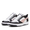 Puma Rebound V6 Low Low-Top Trainers Womens Wht/Blk/Pink 8 (42)