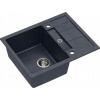 Kuchynská batéria - Quadron Morgan 116 Čierne/oceľové žulové umývadlo (Kuchynská batéria - Quadron Morgan 116 Čierne/oceľové žulové umývadlo)
