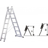 Rebrík stupienkový hliníkový EU PTE3202