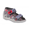 Sandále BEFADO 250P067 sivá-v ext. sklade