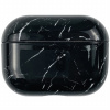AppleKing mramorový obal z tvrdého plastu pre AirPods Pro - čierny - možnosť vrátiť tovar ZADARMO do 30tich dní