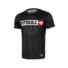 PitBull West Coast - Pánsky funkčný rashguard HILLTOP SPORTS Čierny 3XL
