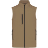 KARIBAN VINTAGE K403 / Pánska softshellová vesta - camel XXL