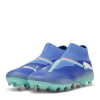 Puma Future 7 Match+ Laceless Firm Ground Football Boots Blue/Wht/Green 11 (46)