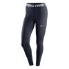 Nike Pro Women's Mid-Rise Mesh-Panelled Leggings Obsidian/ White 12 (M)