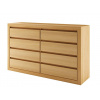 Buková komoda Niger KD406 Barevné provedení: Beech-Lausanne