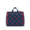 kozmetická taška reisenthel toiletbag XL mixed dots red