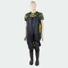 Prsačky Mikbaits Junior Slim Fit Black - 40