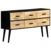vidaXL Komoda 110x33x64 cm masívne mangovnkové drevo 322678