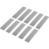 Samolepiace prúžky TOOLCRAFT RTS25/100-SV 1564163, 10 ks (1564163)