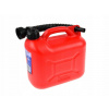 Kanister na benzín - Geko Plastic Canister 5L + lievik G03240 (Geko Plastic Canister 5L + lievik G03240)
