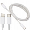 Kábel Hurtnet USB typ C - USB typ C 2 m biely
