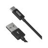 Kabel USB A 2.0 - USB C 1m YENKEE YCU 301 BK