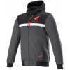Bunda CHROME STREET HOODIE HONDA kolekcia, ALPINESTARS (čierna/sivá/červená vel.