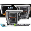 Tuning-tec LED SVETLOMETY ČIERNA DRL pasujú na FORD F150 MK14 20-23